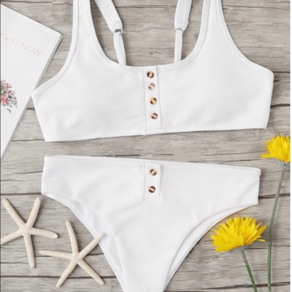 White bikini